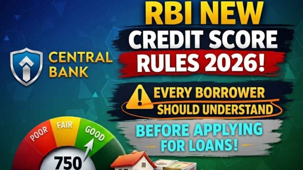 RBI New Credit Score Rules 2026 Explained: Key Updates Every Loan Borrower Must Know