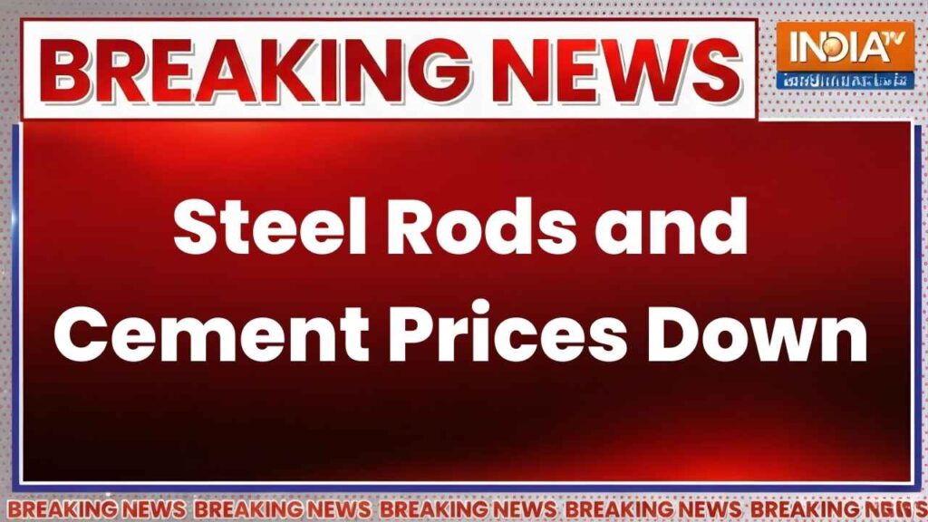 Steel Cement Prices Crash: Big Savings Ahead for Home Builders!