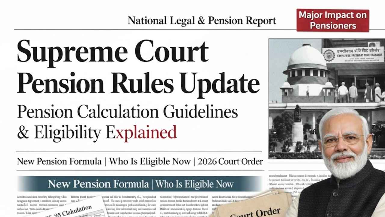 Supreme Court Pension Rules 2026: Eligibility Criteria and Calculation Guidelines You Must Know